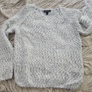 Buffalo David Bitton Women's Textured Gray Sweater